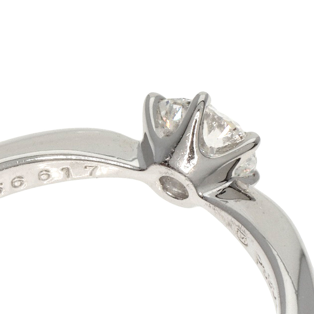 MIKIMOTO 1P Diamond Ring Platinum PT950 Ladies [Used]