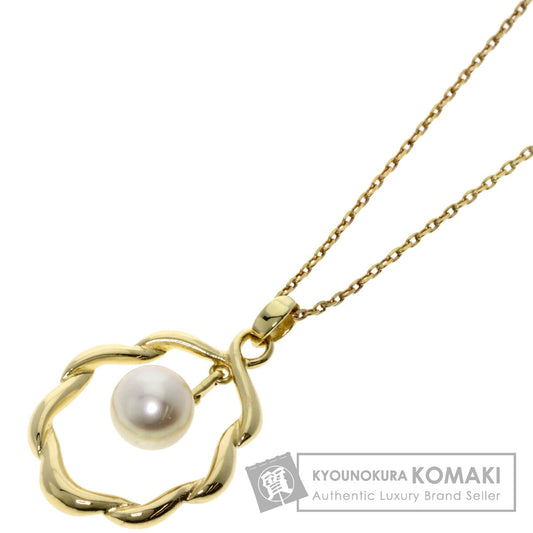 MIKIMOTO   Necklace Akoya pearl Pearl K14 Yellow Gold Ladies