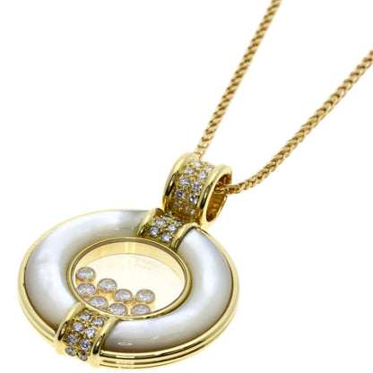 Chopard   Necklace Happy diamond Shell 8P Diamond Large K18 Yellow Gold Ladies