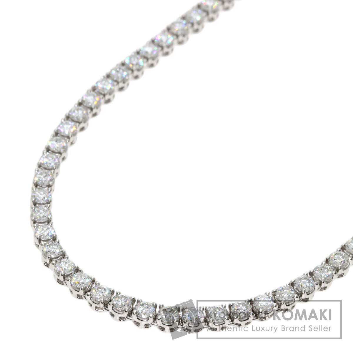 Gimel Diamond Necklace Platinum PT950 Ladies [Used]