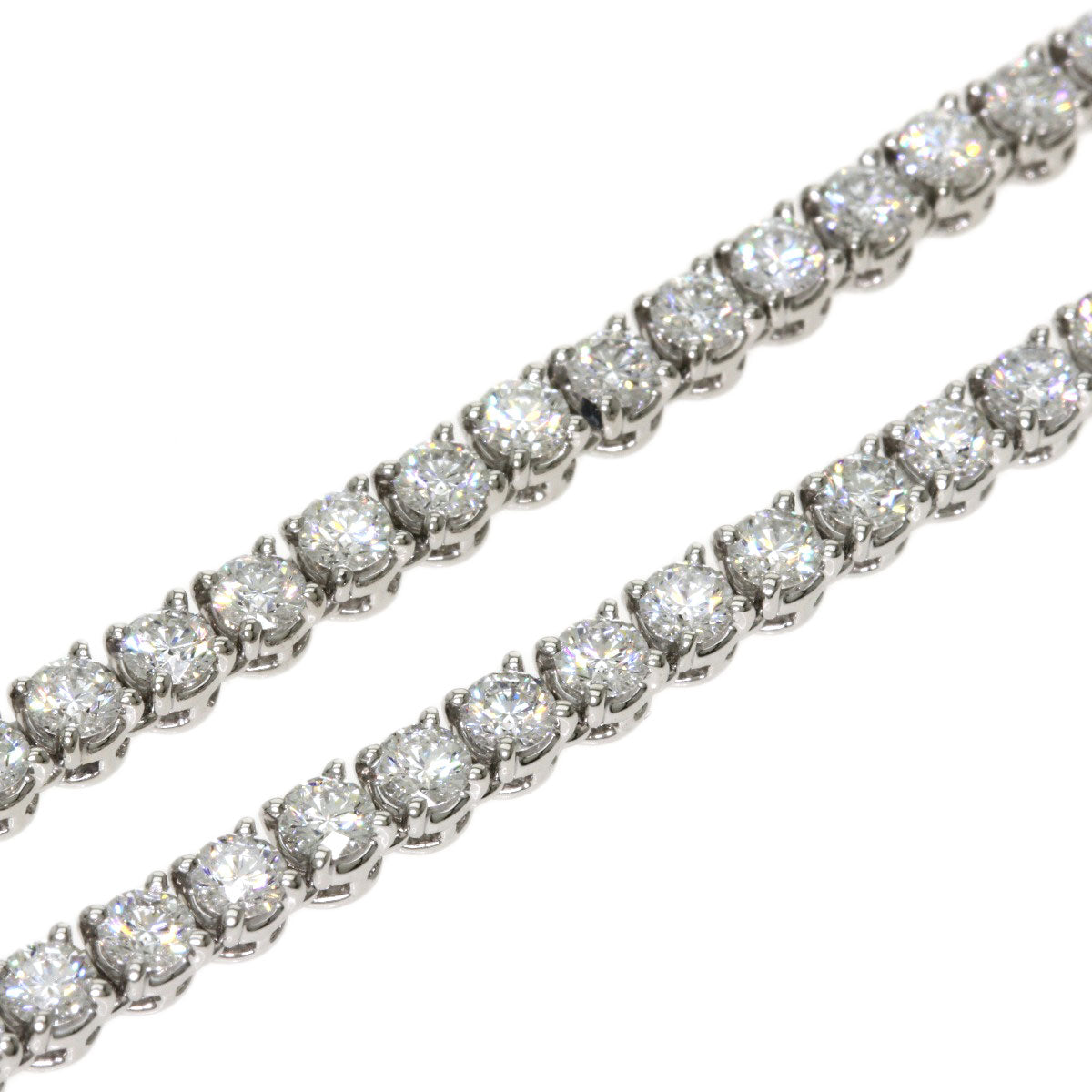Gimel Diamond Necklace Platinum PT950 Ladies [Used]