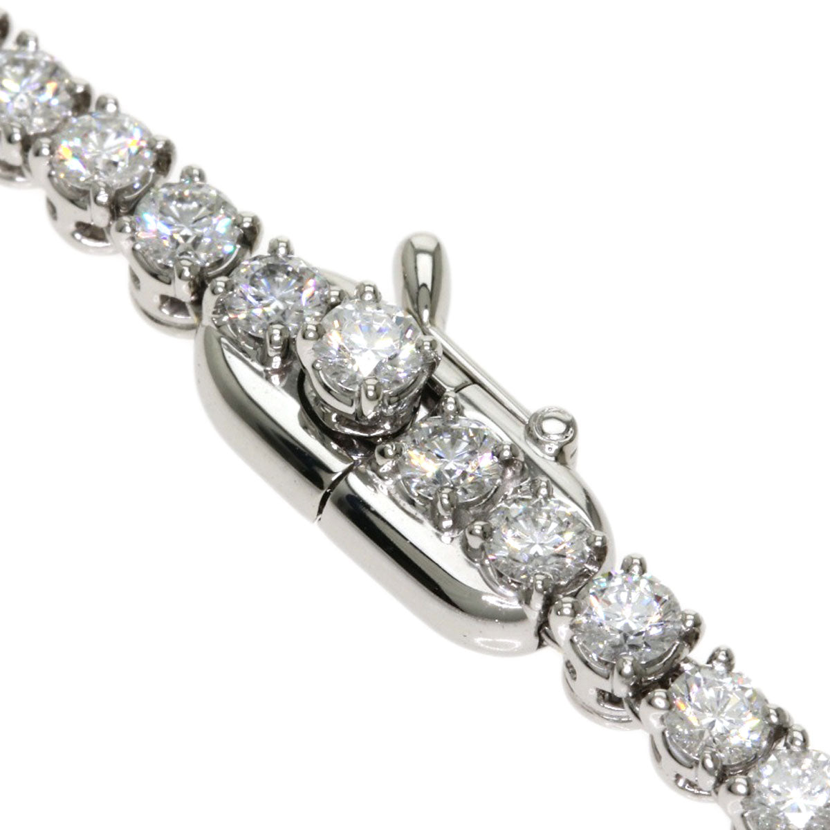 Gimel Diamond Necklace Platinum PT950 Ladies [Used]