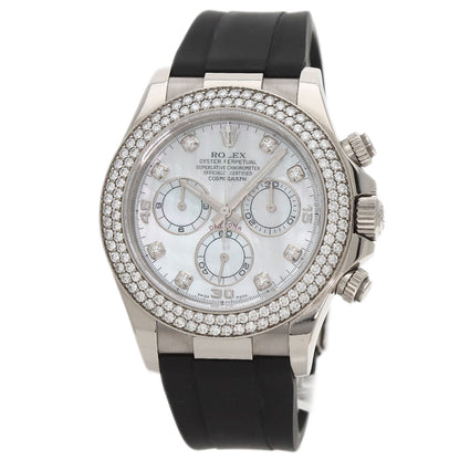 ROLEX Cosmograph Daytona Watches 116589RBR K18 White Gold/Rubber mens
