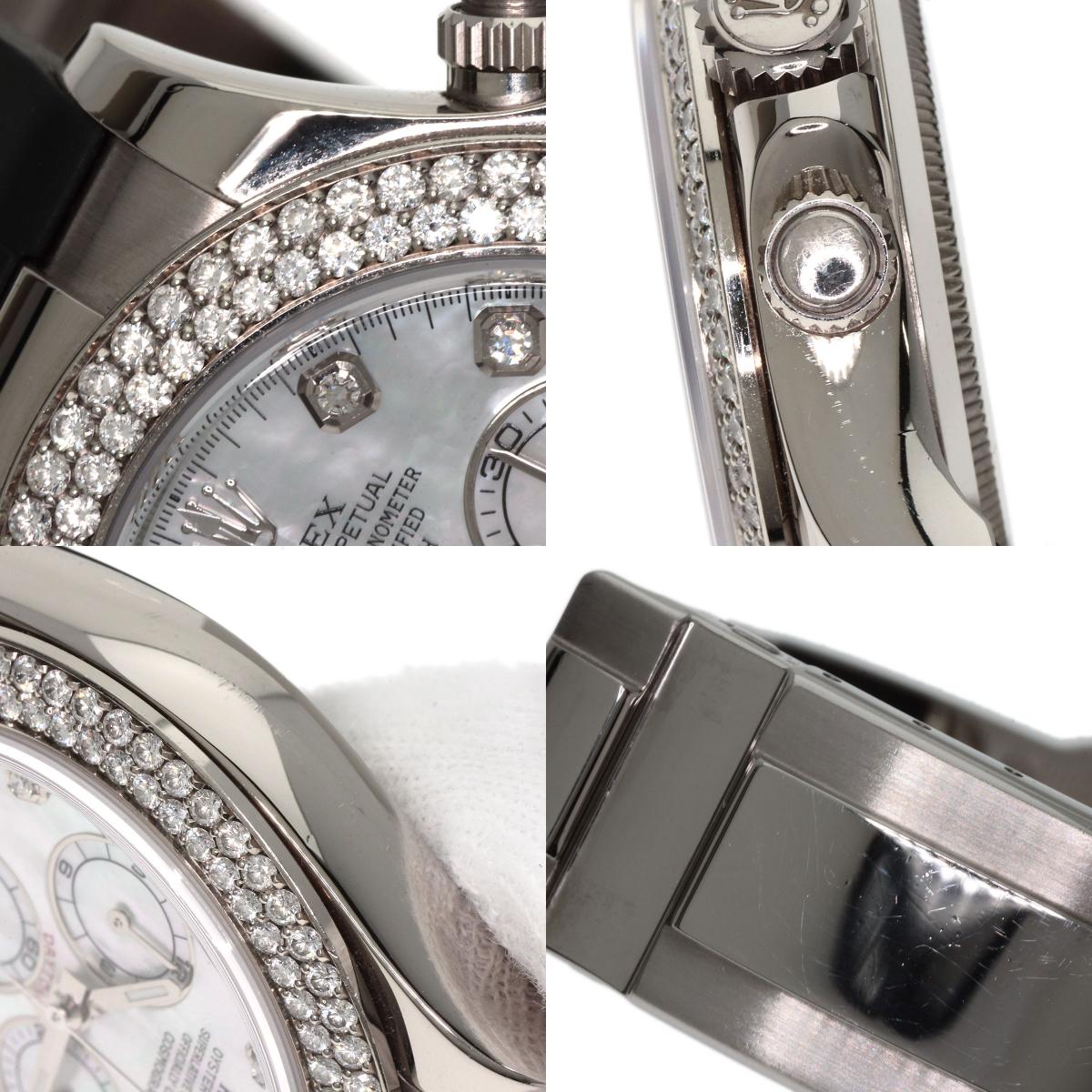ROLEX Cosmograph Daytona Watches 116589RBR K18 White Gold/Rubber mens