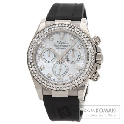 ROLEX Cosmograph Daytona Watches 116589RBR K18 White Gold/Rubber mens