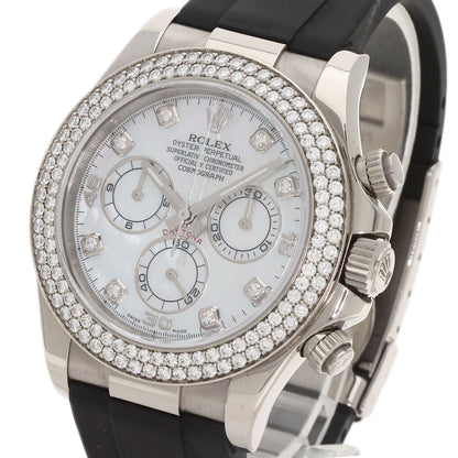 ROLEX Cosmograph Daytona Watches 116589RBR K18 White Gold/Rubber mens