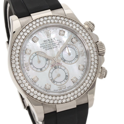 ROLEX Cosmograph Daytona Watches 116589RBR K18 White Gold/Rubber mens