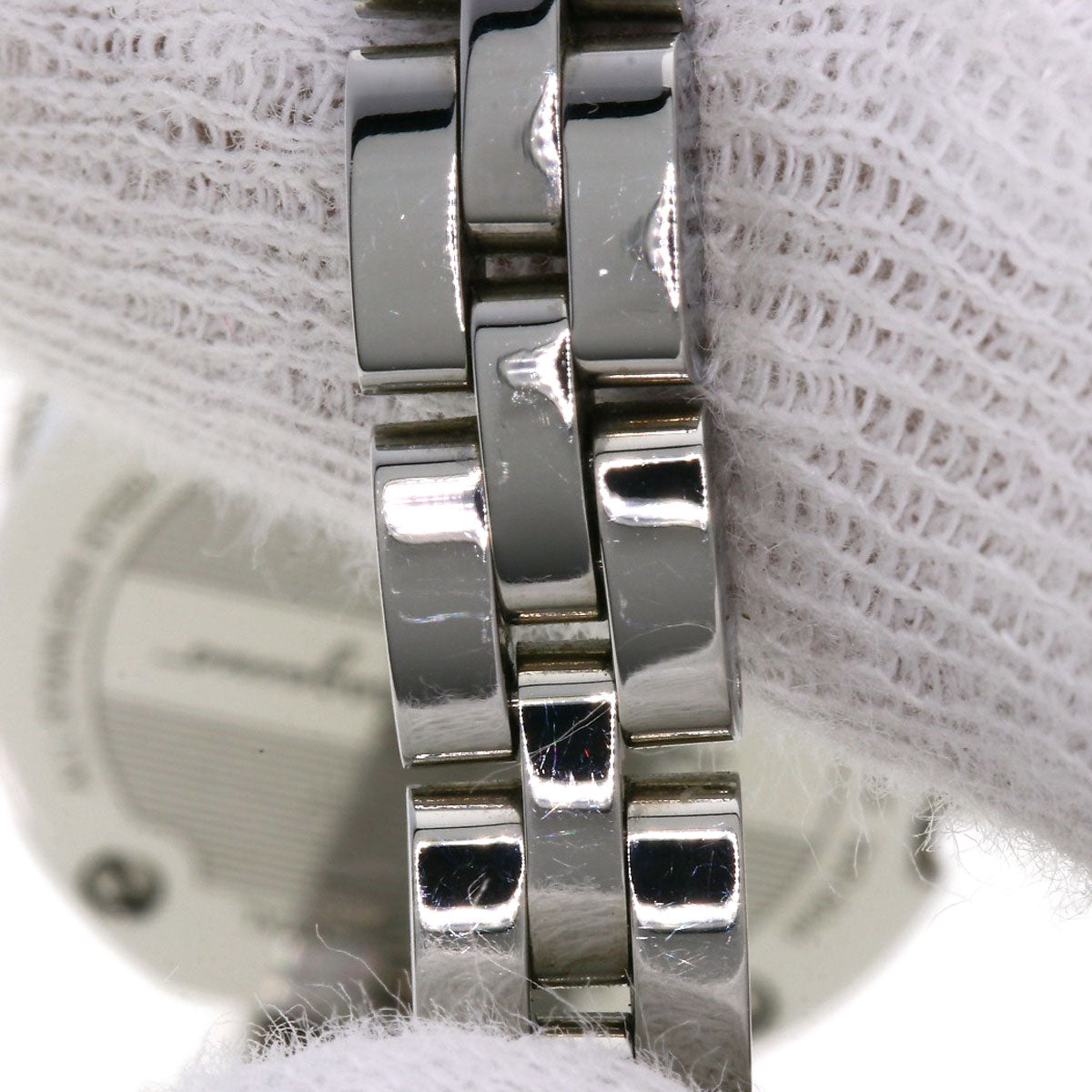 Salvatore Ferragamo Gancini 12P Diamond Watches Stainless Steel/Stainless Steel Ladies