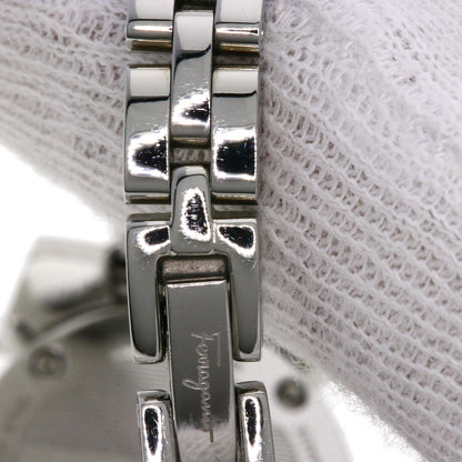Salvatore Ferragamo Gancini 12P Diamond Watches Stainless Steel/Stainless Steel Ladies