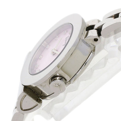 Salvatore Ferragamo Gancini 12P Diamond Watches Stainless Steel/Stainless Steel Ladies