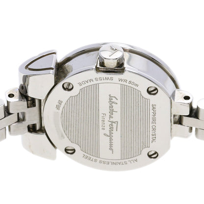Salvatore Ferragamo Gancini 12P Diamond Watches Stainless Steel/Stainless Steel Ladies