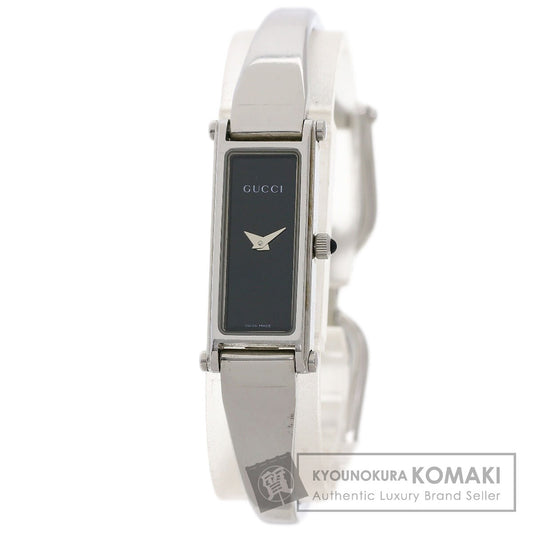 GUCCI Square face Watches 1500L Stainless Steel/Stainless Steel Ladies