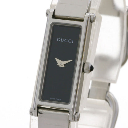 GUCCI Square face Watches 1500L Stainless Steel/Stainless Steel Ladies