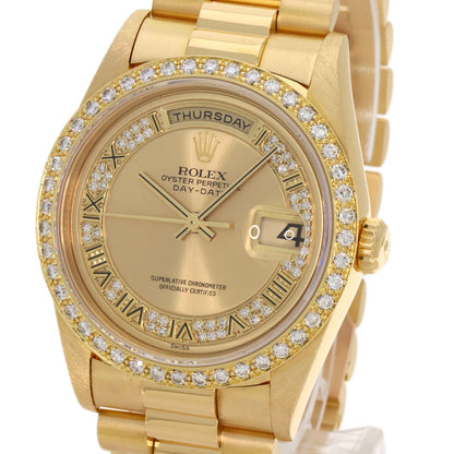 ROLEX Day-Date Myriad Diamond Watches 18348 K18 Yellow Gold/18K Yellow Gold mens