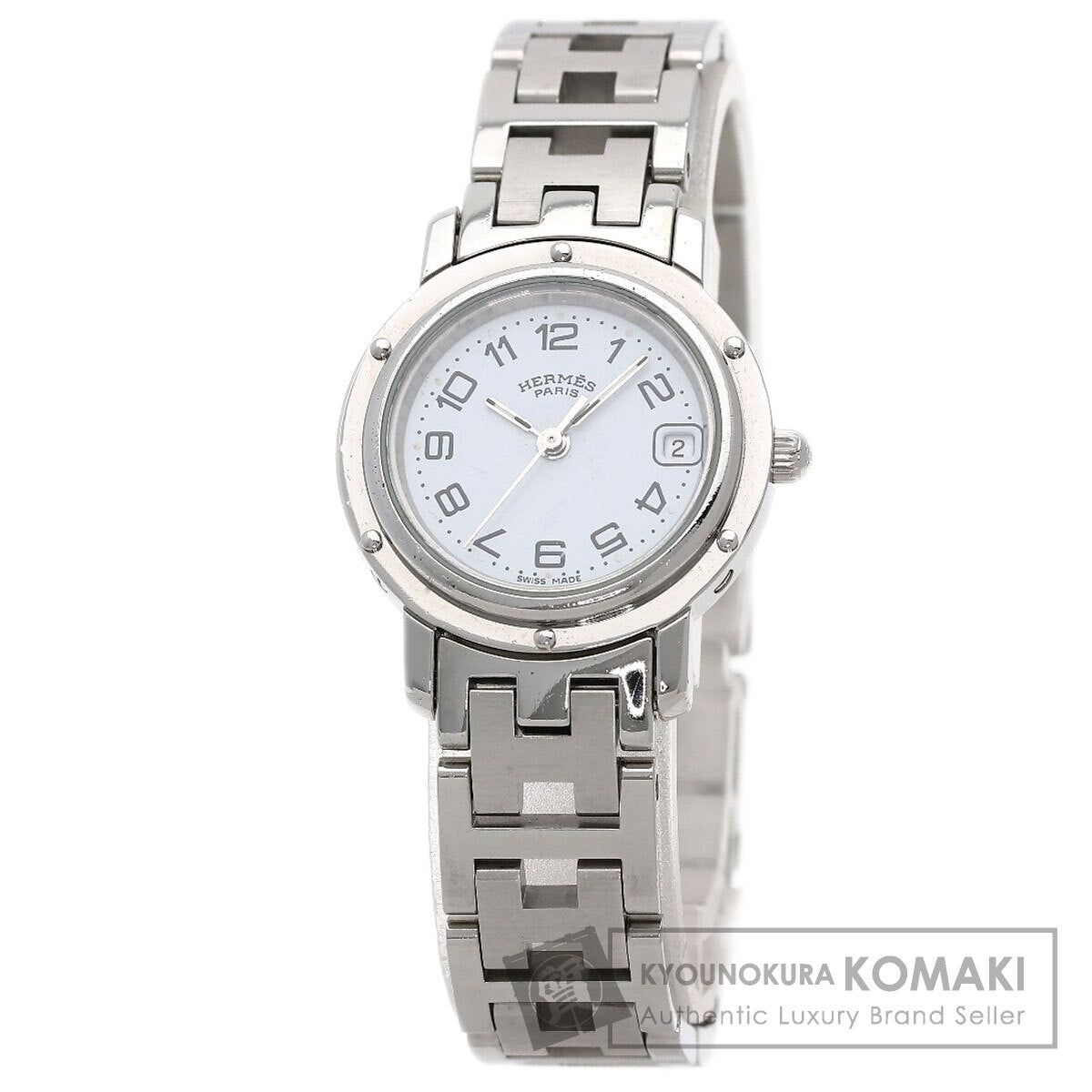 HERMES Clipper Watches CL4.210 Stainless Steel/Stainless Steel Ladies