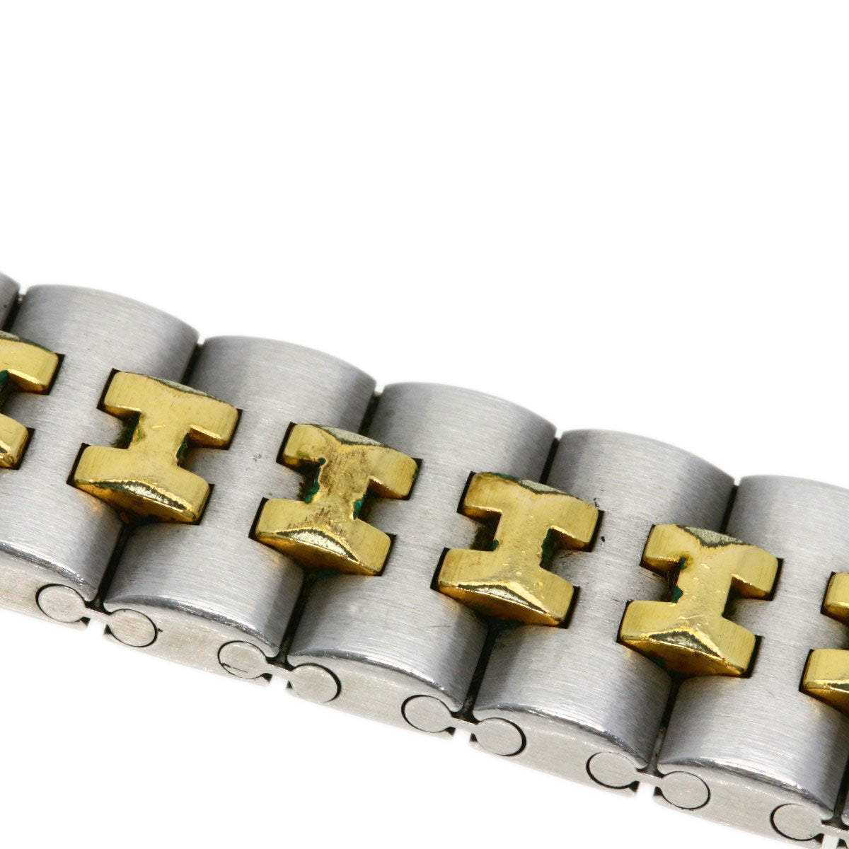 HERMES profile Watches Stainless Steel/SSxGP Ladies