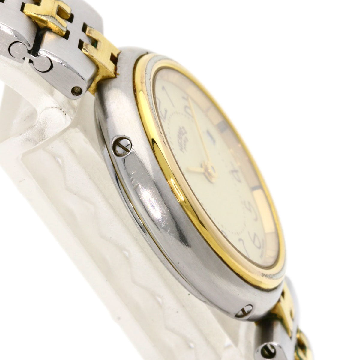 HERMES profile Watches Stainless Steel/SSxGP Ladies