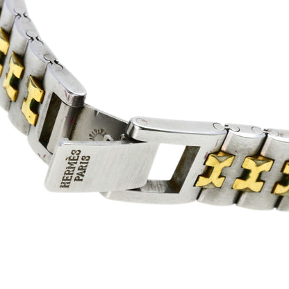 HERMES profile Watches Stainless Steel/SSxGP Ladies