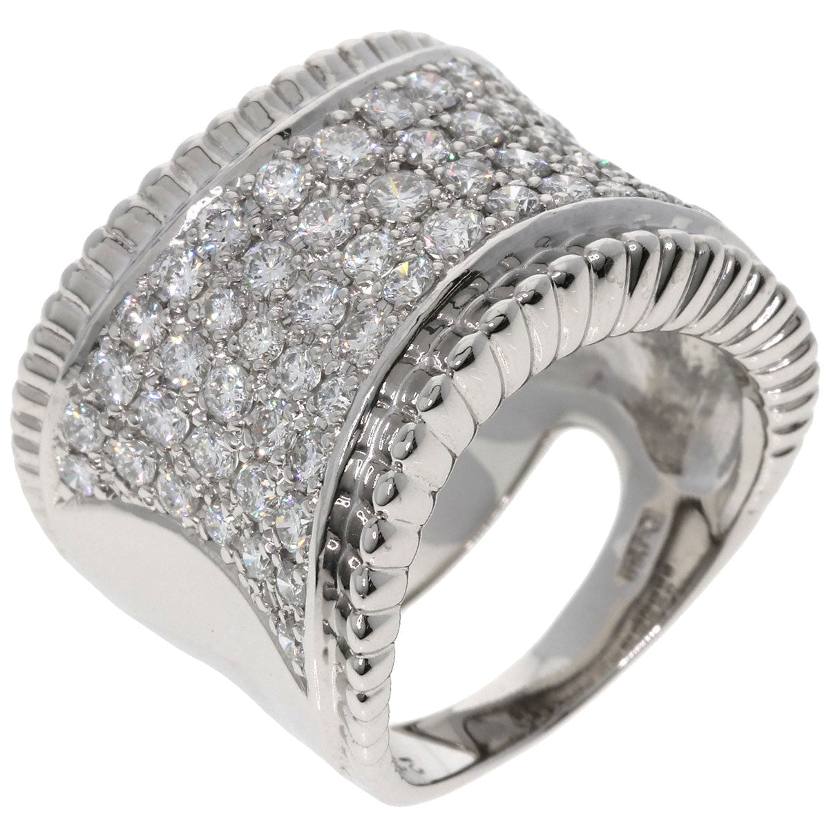 2.23ct Diamond Ring Platinum PT900  24.4g　Ladies