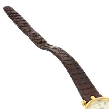 GUCCI Sherry line Watches  Gold Plated/Leather Ladies