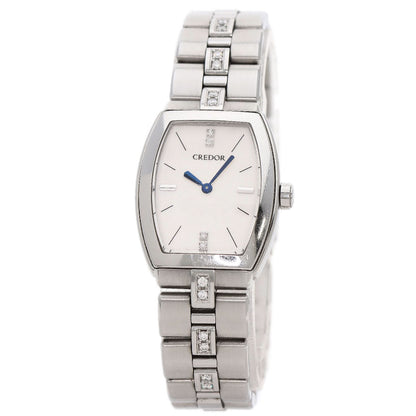 SEIKO CREDOR Signo Diamond Watches GSWE961 Stainless Steel/Stainless Steel Ladies