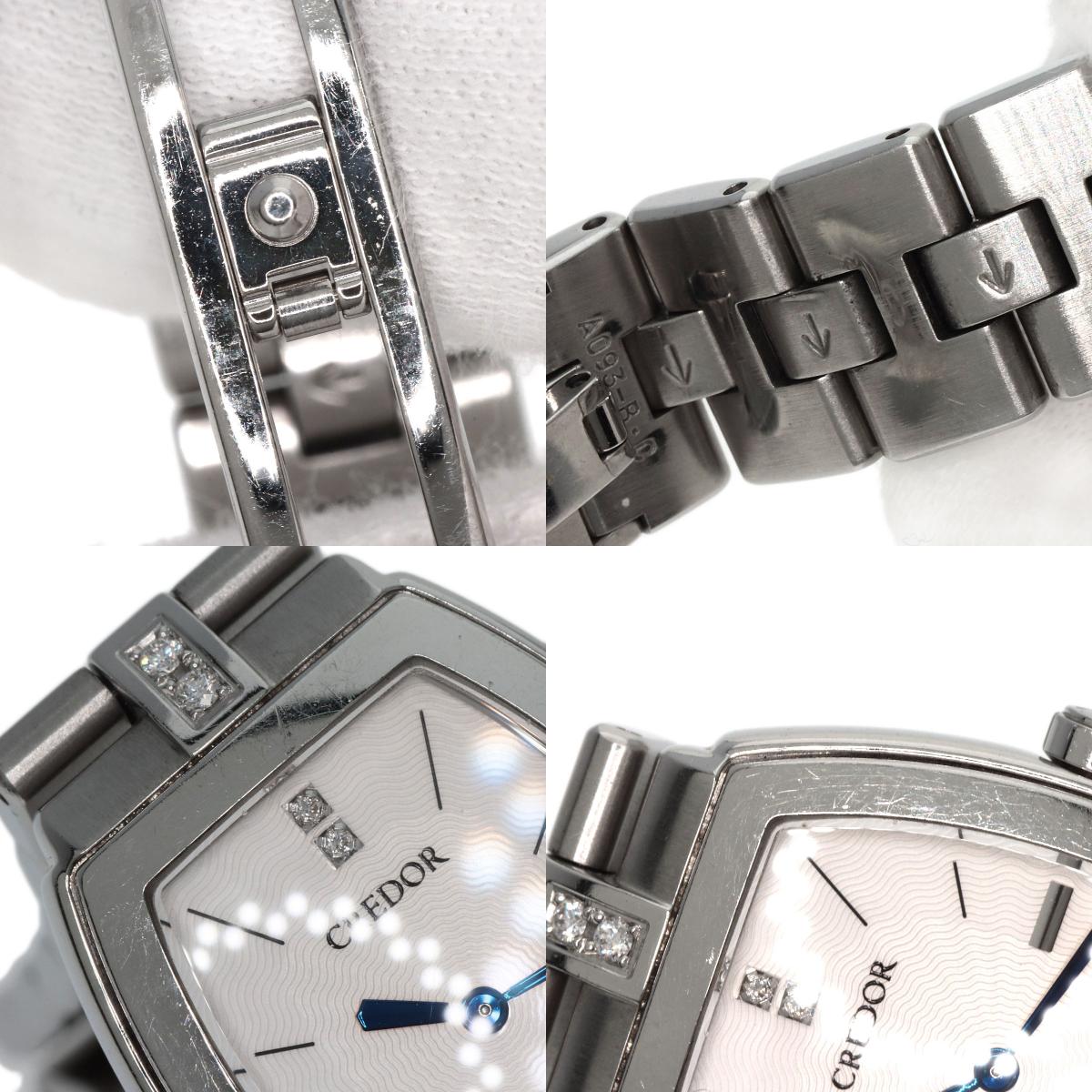 SEIKO CREDOR Signo Diamond Watches GSWE961 Stainless Steel/Stainless Steel Ladies