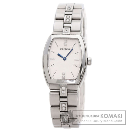 SEIKO CREDOR Signo Diamond Watches GSWE961 Stainless Steel/Stainless Steel Ladies