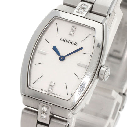 SEIKO CREDOR Signo Diamond Watches GSWE961 Stainless Steel/Stainless Steel Ladies