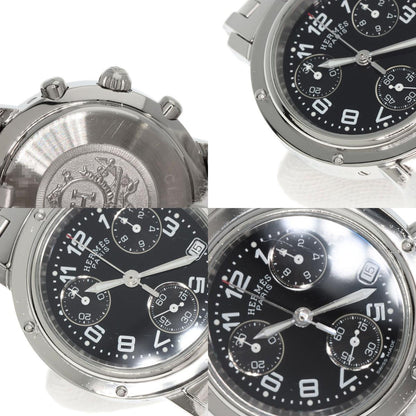HERMES Clipper Chrono Watches CL1.310 Stainless Steel/Stainless Steel Ladies