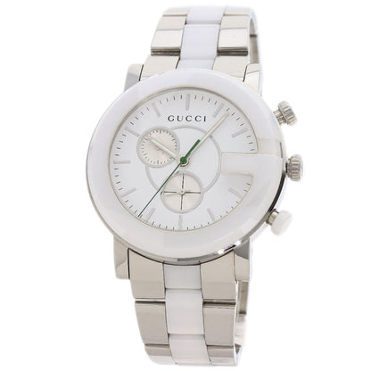 GUCCI G Chrono Watches 101M Stainless Steel/SSxCeramic mens