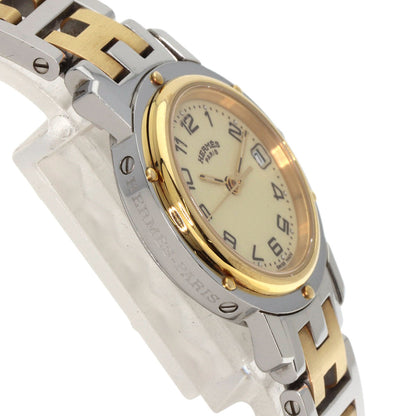 HERMES Clipper Watches CL4.220 Stainless Steel/SSxGP Ladies