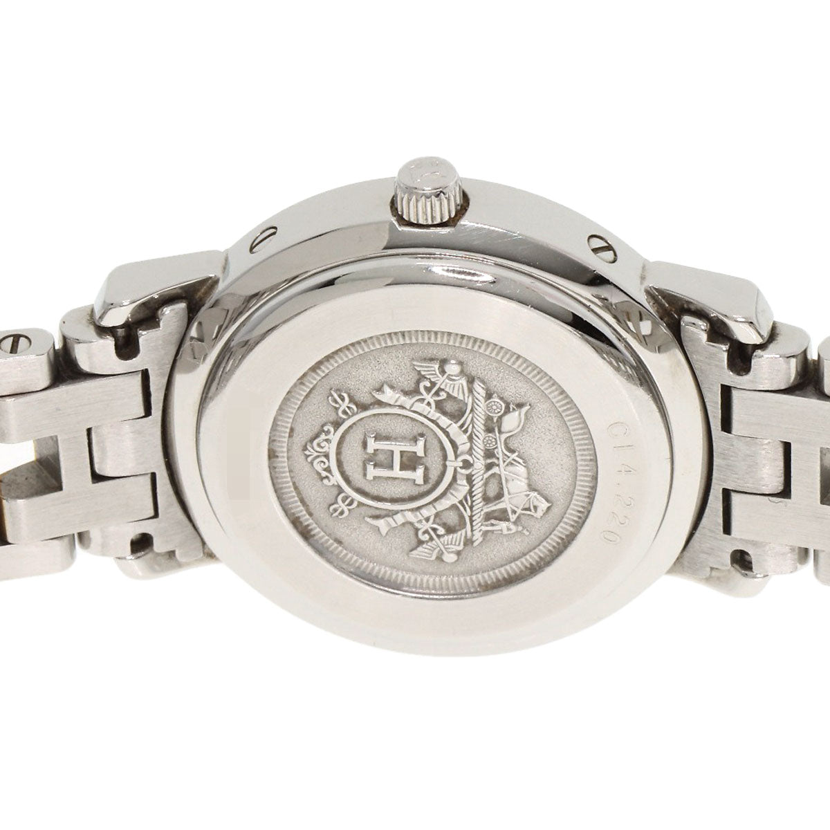 HERMES Clipper Watches CL4.220 Stainless Steel/SSxGP Ladies