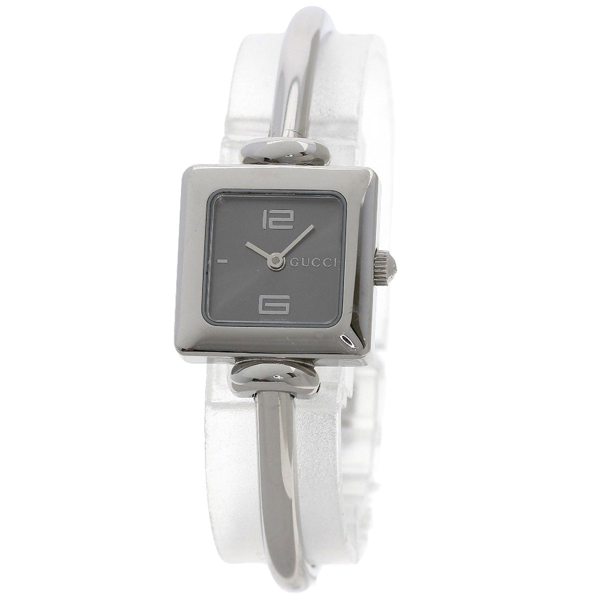 GUCCI Square face Watches 1900L Stainless Steel/Stainless Steel Ladies