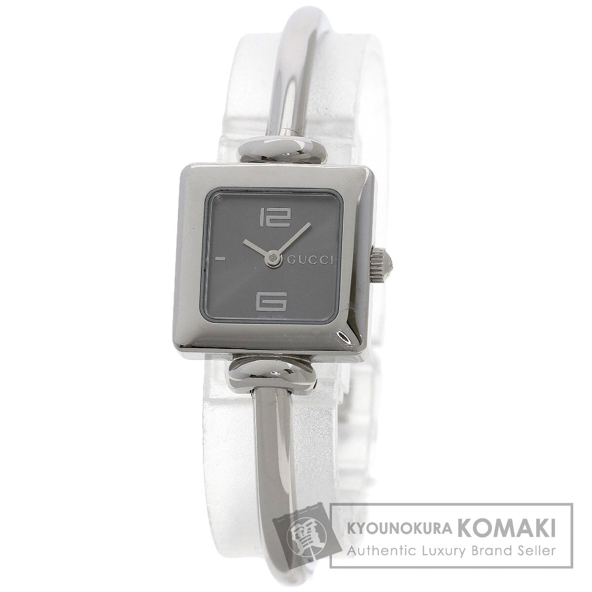 GUCCI Square face Watches 1900L Stainless Steel/Stainless Steel Ladies