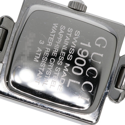 GUCCI Square face Watches 1900L Stainless Steel/Stainless Steel Ladies