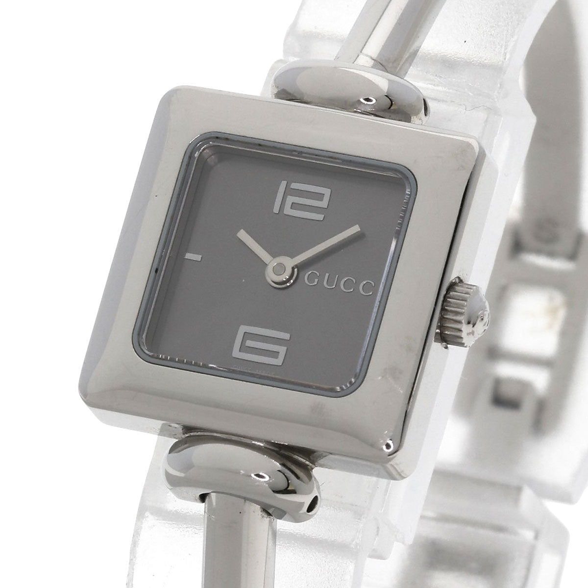GUCCI Square face Watches 1900L Stainless Steel/Stainless Steel Ladies