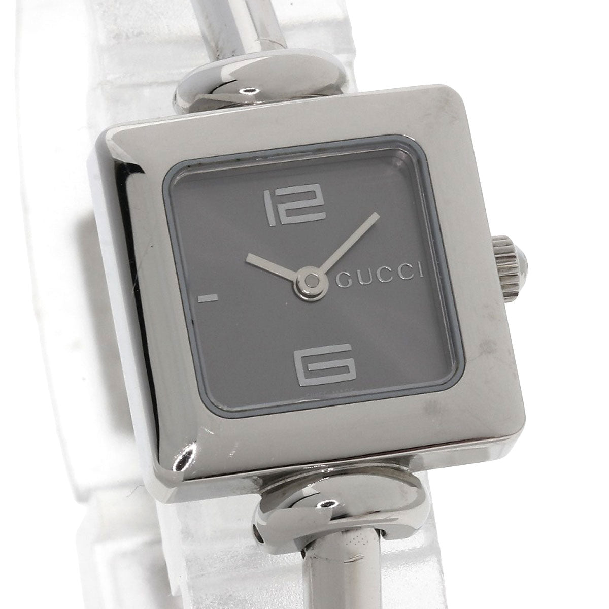GUCCI Square face Watches 1900L Stainless Steel/Stainless Steel Ladies