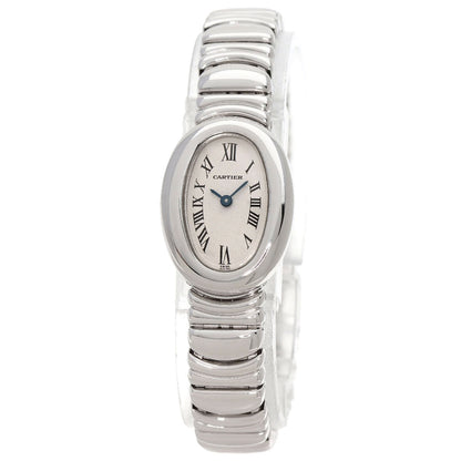 CARTIER Mini Baignoire Watches 2369 K18 White Gold/K18 White Gold Ladies