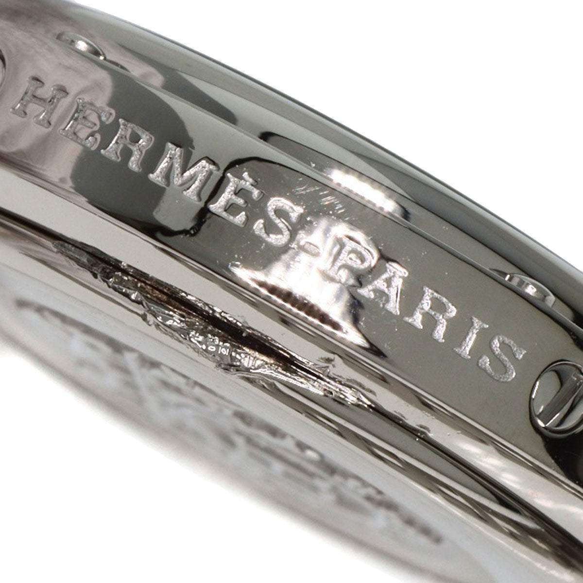 エルメス CL4.210 クリッパーナクレ 新バックル 腕時計 ステンレススチール/SS レディース 【中古】【HERMES】