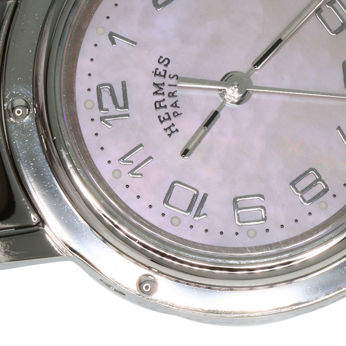 エルメス CL4.210 クリッパーナクレ 新バックル 腕時計 ステンレススチール/SS レディース 【中古】【HERMES】