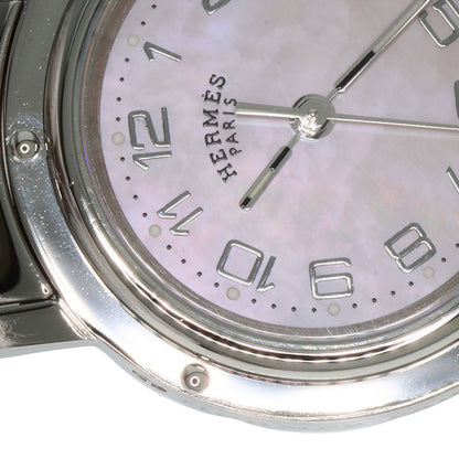 エルメス CL4.210 クリッパーナクレ 新バックル 腕時計 ステンレススチール/SS レディース 【中古】【HERMES】