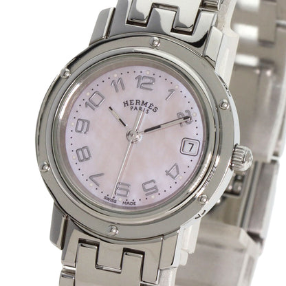 エルメス CL4.210 クリッパーナクレ 新バックル 腕時計 ステンレススチール/SS レディース 【中古】【HERMES】
