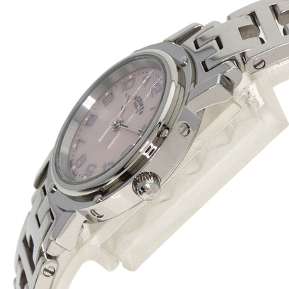 エルメス CL4.210 クリッパーナクレ 新バックル 腕時計 ステンレススチール/SS レディース 【中古】【HERMES】