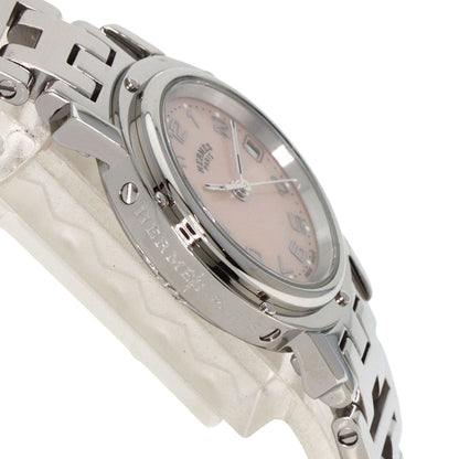 エルメス CL4.210 クリッパーナクレ 新バックル 腕時計 ステンレススチール/SS レディース 【中古】【HERMES】