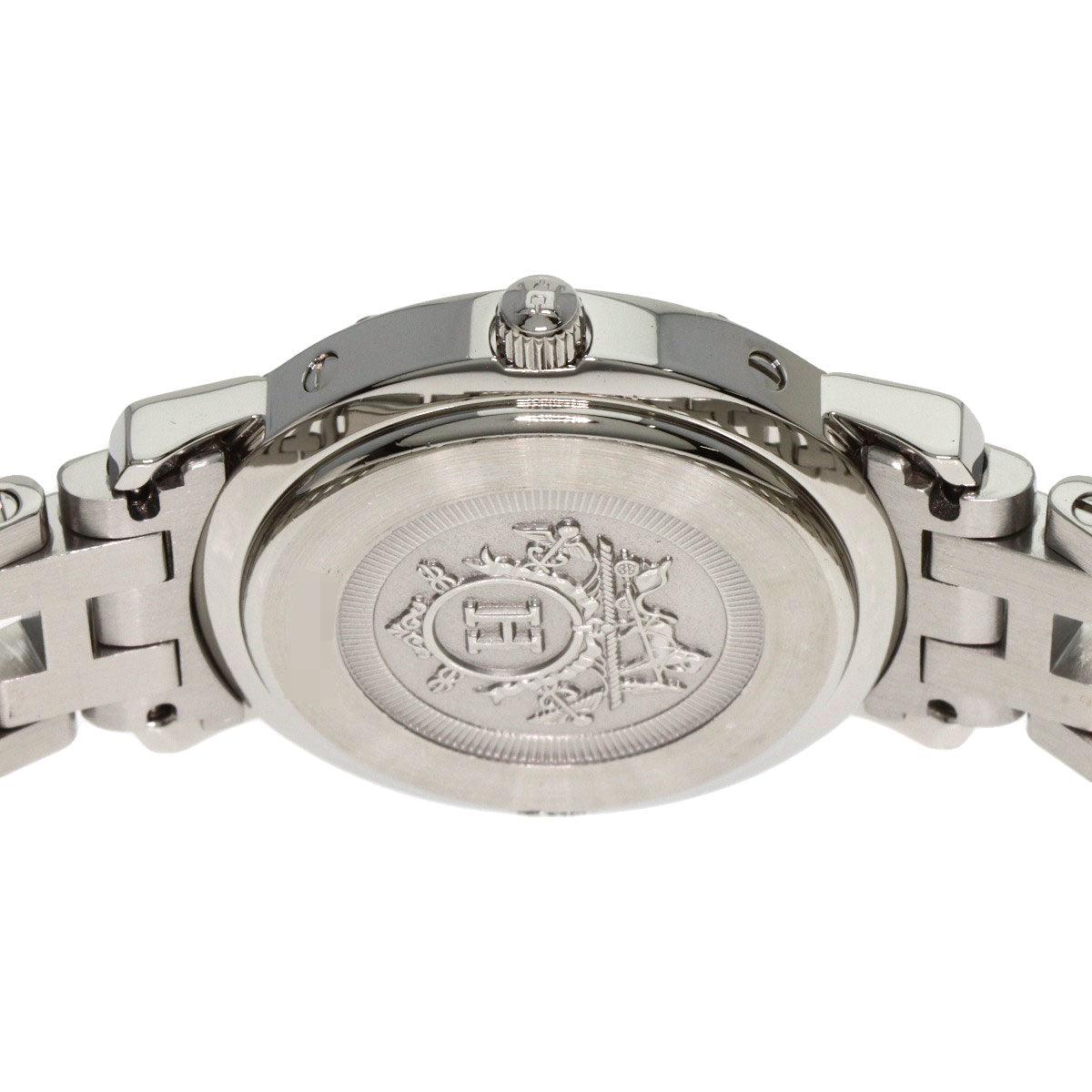 エルメス CL4.210 クリッパーナクレ 新バックル 腕時計 ステンレススチール/SS レディース 【中古】【HERMES】