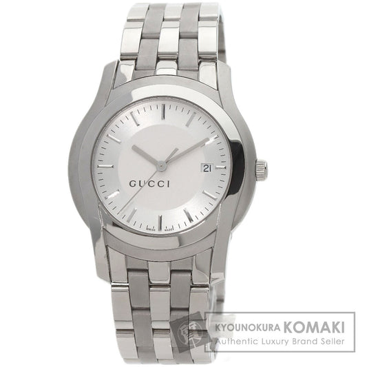 GUCCI Round face Watches 5500XL Stainless Steel/Stainless Steel mens