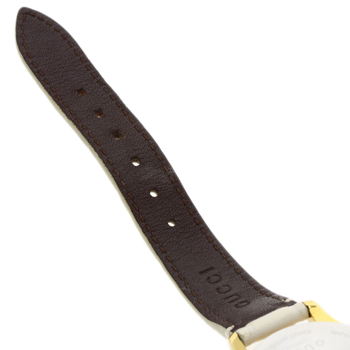 GUCCI G timeless Watches YA126580 Gold Plated/Leather Ladies