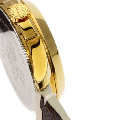 GUCCI G timeless Watches YA126580 Gold Plated/Leather Ladies