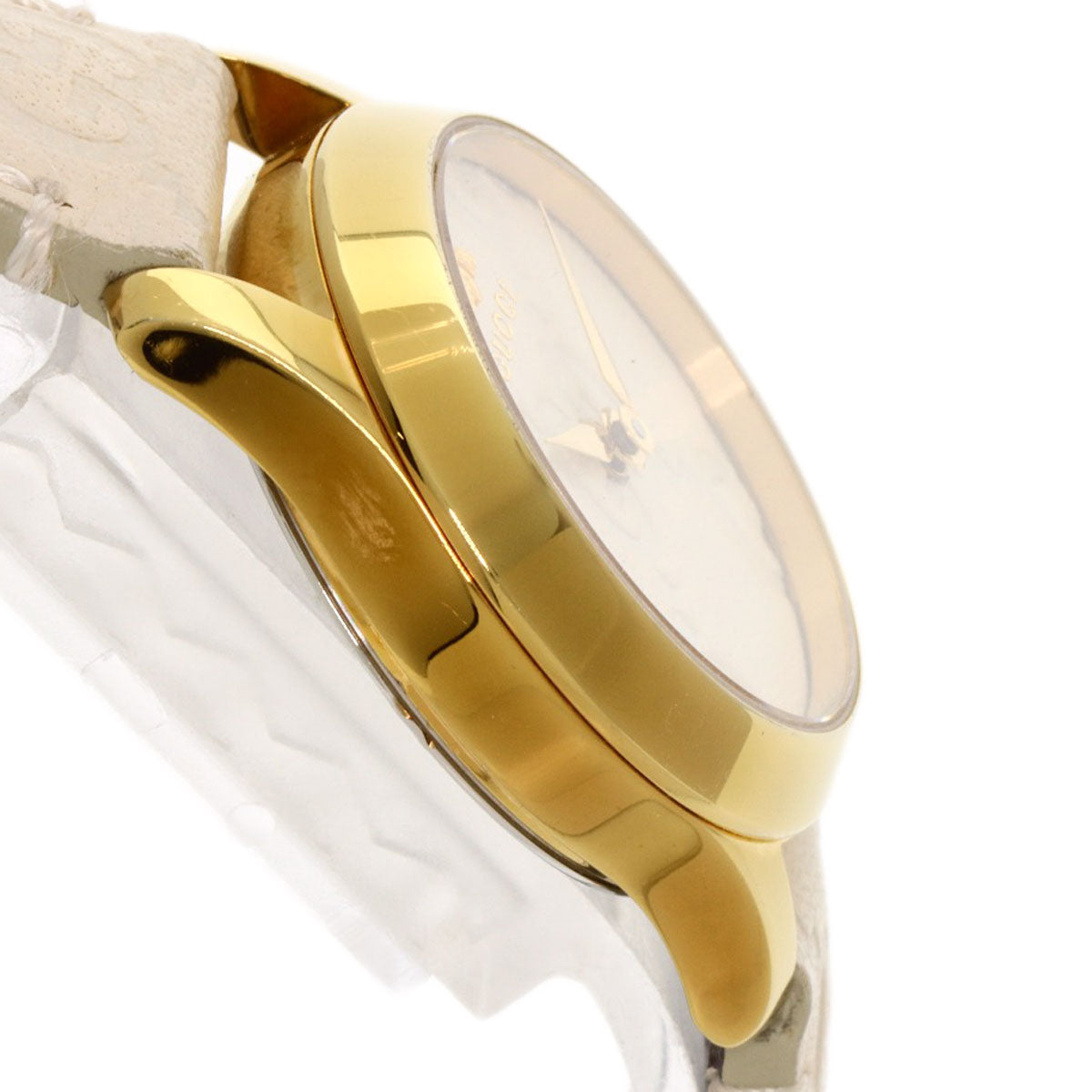 GUCCI G timeless Watches YA126580 Gold Plated/Leather Ladies