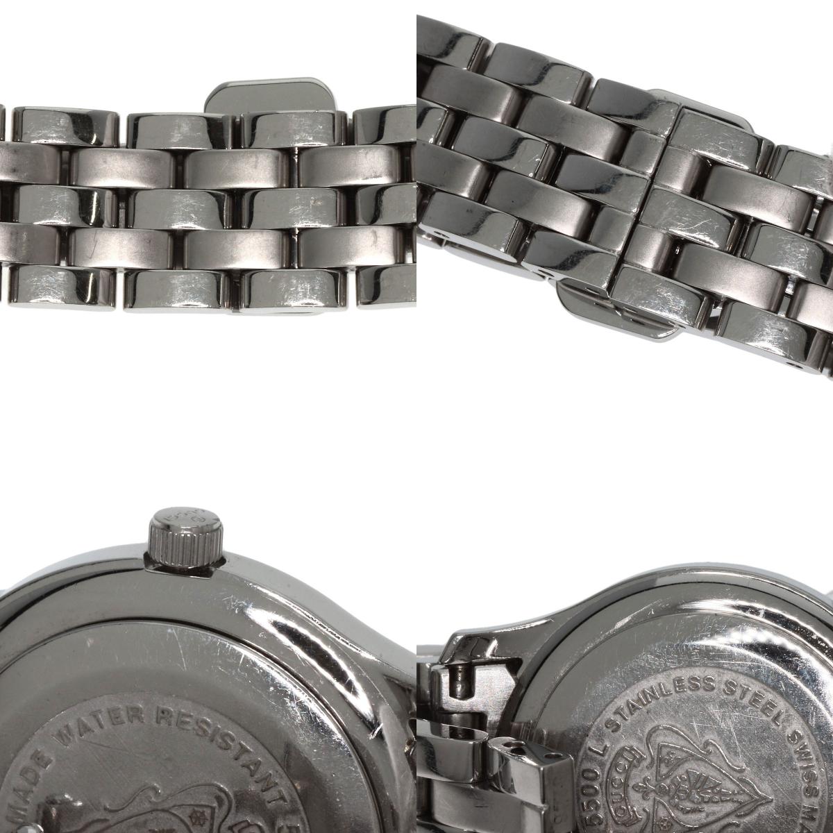 GUCCI Round face Watches 5500L Stainless Steel/Stainless Steel Ladies